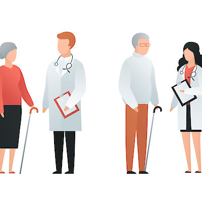 Yli 65-vuotias osaa arvioida lääkärin tarpeen itse