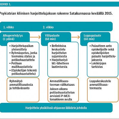 Työkaluja ammatillisuuteen psykiatrian harjoittelujaksolla