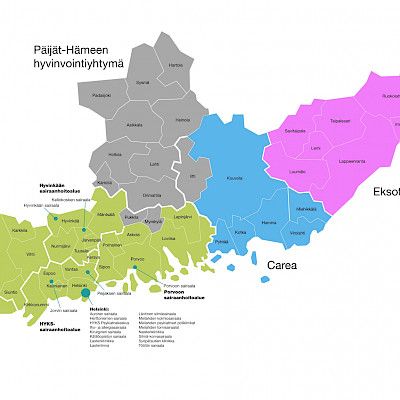Päijät-Häme liittyy HYKS:n erityisvastuualueeseen