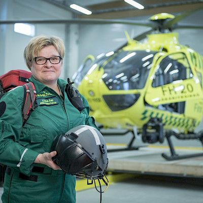 Tarkat rutiinit ovat arkea lääkärihelikopterissa Australiassa