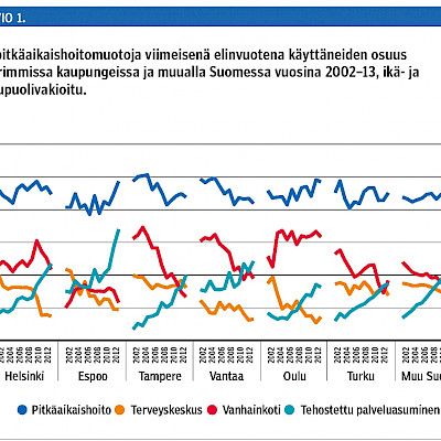 Pitkäaikaishoito viimeisenä elinvuotena