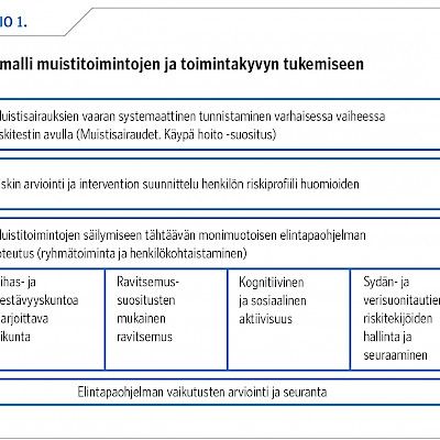 FINGER intervention
– a multiform model for supporting cognitive functioningof the elderly