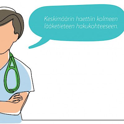 Yhteisvalinta lisäsi naisten osuutta medisiinareista