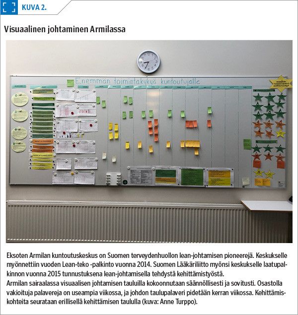 Visuaalinen johtaminen Armilassa<p/>