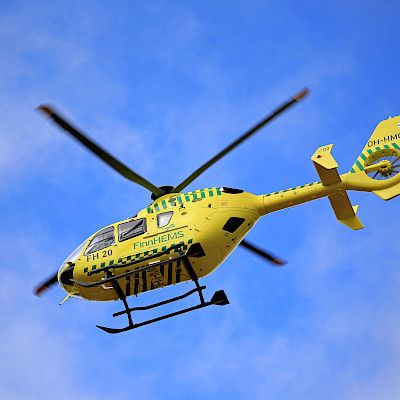 Utin lääkärihelikopterin tukikohdan rakentaminen etenee