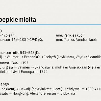 Pandemics in history I: Antiquity and the Middle Ages