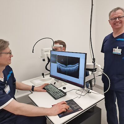 Husin uusi silmäsairaala hoitaa tuhat potilasta päivässä