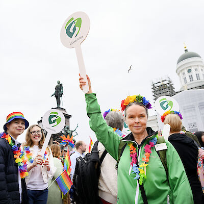 Lääkäriliitolla ennätysmäärä osallistujia Pridessa