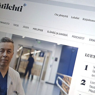 Lääkärilehden verkkosivusto suljettiin varotoimena tietoturvariskin vuoksi