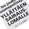 Sairausloman kirjoittaminen askarruttaa yhä enemmän