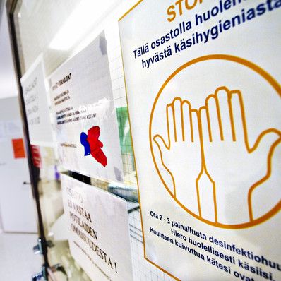 Käsihygieniassa parantamisen varaa