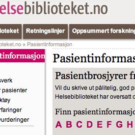 Norjassa  lääketiede kuuluu kaikille