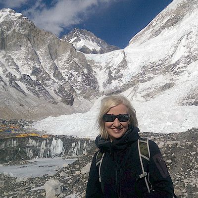 Anniina Palm näki järistyksen Nepalin vuorilla